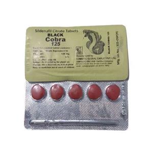 Black Cobra Table 125mg (Sildenafil)